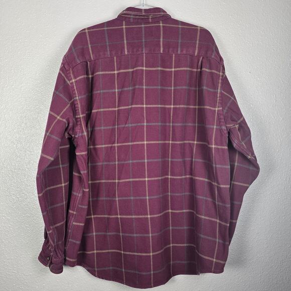 Eddie Bauer Flannel Plaid Size XL Western Outdoor - Picture 2 of 7